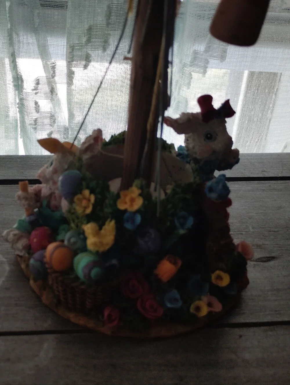 2 VINTAGE EASTER HALLMARK TREES